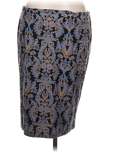 Pre-owned J. Mclaughlin Formal Skirt In Blue