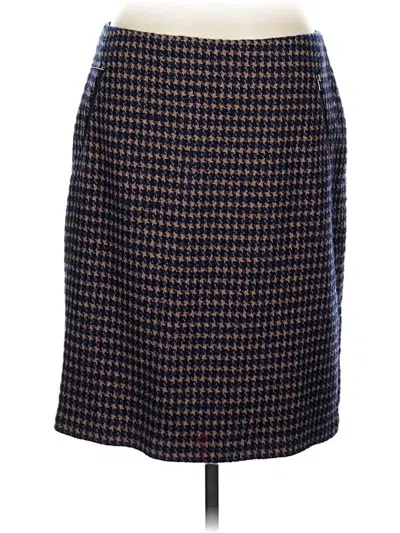 Pre-owned J. Mclaughlin Formal Skirt In Brown