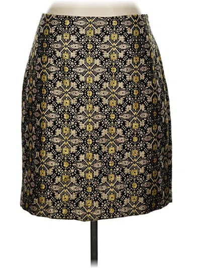 Pre-owned J. Mclaughlin Formal Skirt In Gold