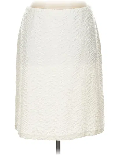 Pre-owned J. Mclaughlin Formal Skirt In Ivory