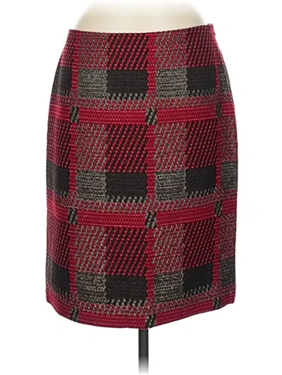 Pre-owned J. Mclaughlin Formal Skirt In Red