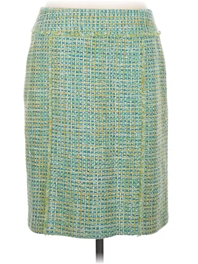 Pre-owned J. Mclaughlin Formal Skirt In Teal