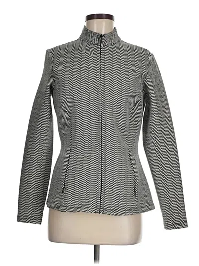 Pre-owned J. Mclaughlin Jacket In Gray