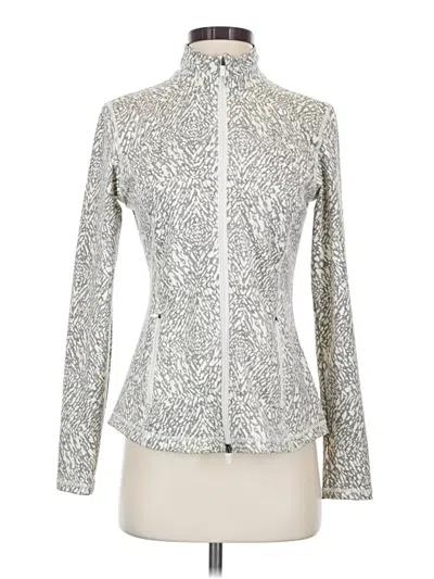 Pre-owned J. Mclaughlin Jacket In Silver
