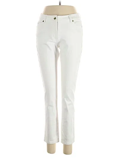 Pre-owned J. Mclaughlin Jeans In Ivory