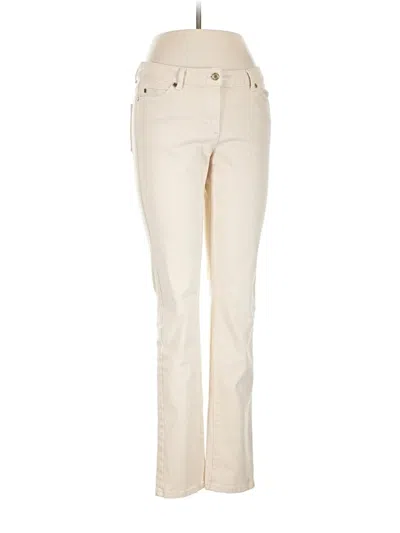 Pre-owned J. Mclaughlin Jeans In Ivory