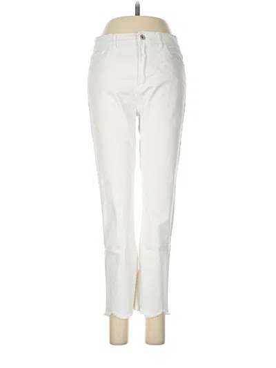 Pre-owned J. Mclaughlin Jeans In Ivory