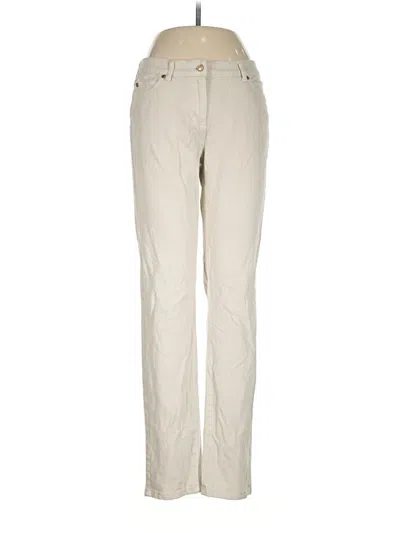 Pre-owned J. Mclaughlin Jeans In Ivory