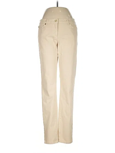 Pre-owned J. Mclaughlin Jeans In Ivory