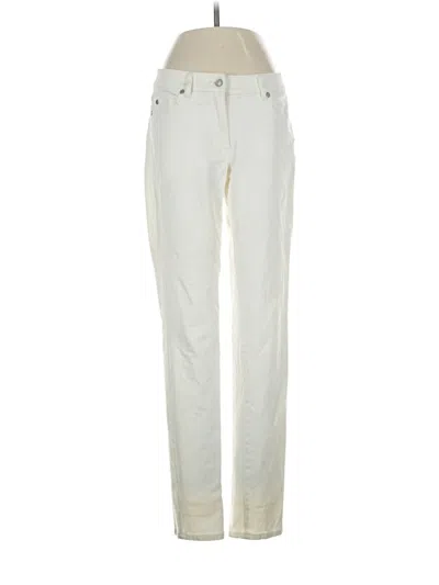 Pre-owned J. Mclaughlin Jeans In Ivory