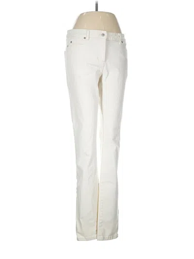 Pre-owned J. Mclaughlin Jeans In Ivory