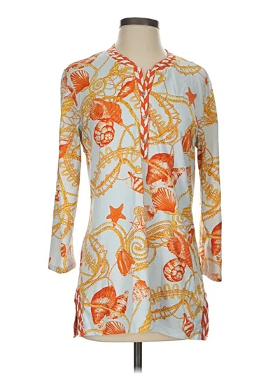 Pre-owned J. Mclaughlin Kimono In Orange