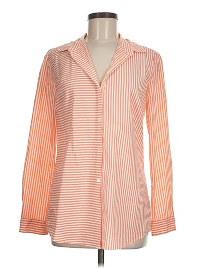 Pre-owned J. Mclaughlin Long Sleeve Blouse In Orange