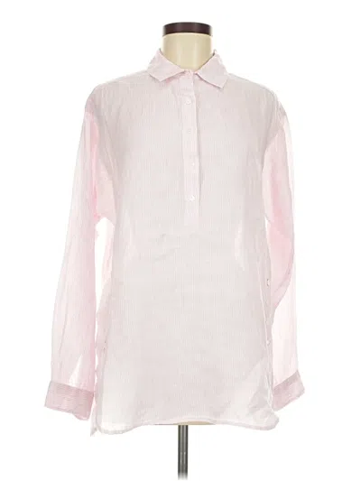 Pre-owned J. Mclaughlin Long Sleeve Blouse In Pink