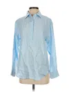 J. Mclaughlin Long Sleeve Button Down Shirt In Blue