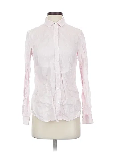 Pre-owned J. Mclaughlin Long Sleeve Button Down Shirt In Pink