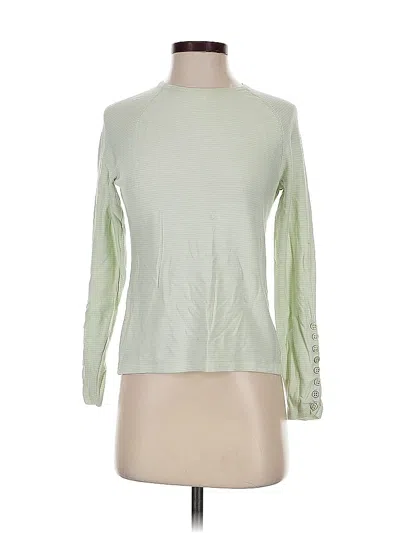 Pre-owned J. Mclaughlin Long Sleeve T-shirt In Green