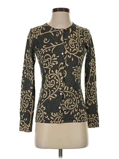 Pre-owned J. Mclaughlin Long Sleeve Top Gold Mock Neckline Tops