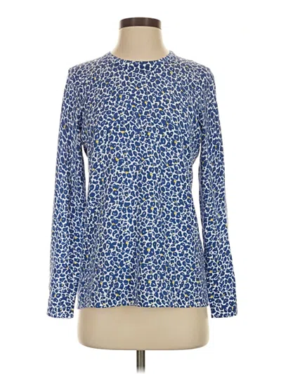 Pre-owned J. Mclaughlin Long Sleeve Turtleneck In Blue