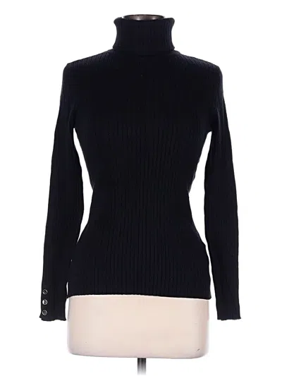 Pre-owned J. Mclaughlin Long Sleeve Turtleneck In Blue