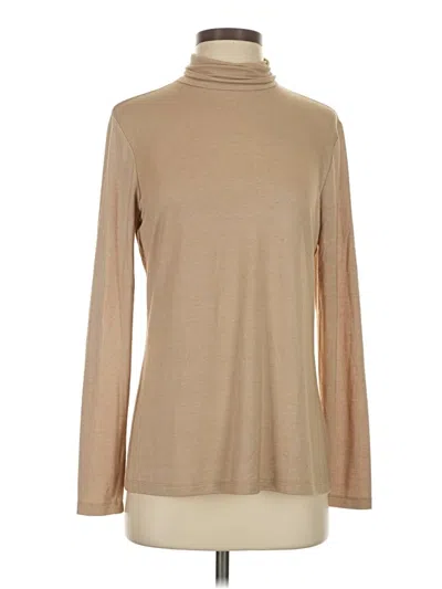 Pre-owned J. Mclaughlin Long Sleeve Turtleneck In Brown