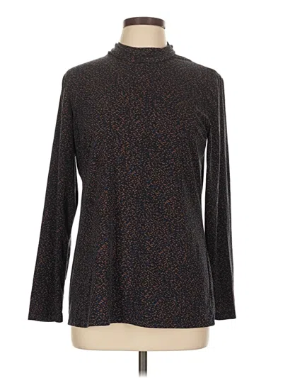 Pre-owned J. Mclaughlin Long Sleeve Turtleneck In Brown