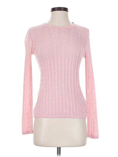 Pre-owned J. Mclaughlin Long Sleeve Turtleneck In Pink