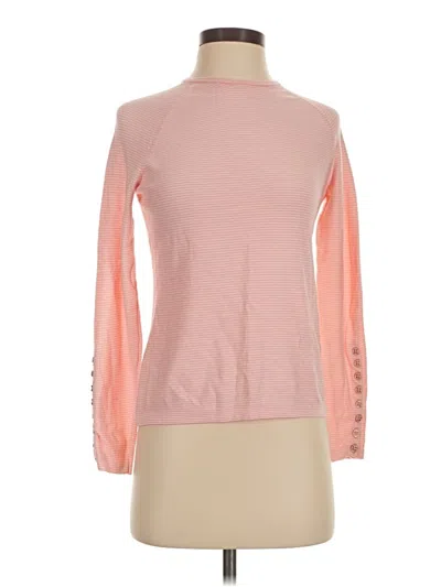 Pre-owned J. Mclaughlin Long Sleeve Turtleneck In Pink