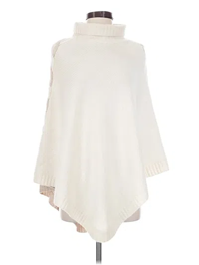 Pre-owned J. Mclaughlin Poncho In Ivory
