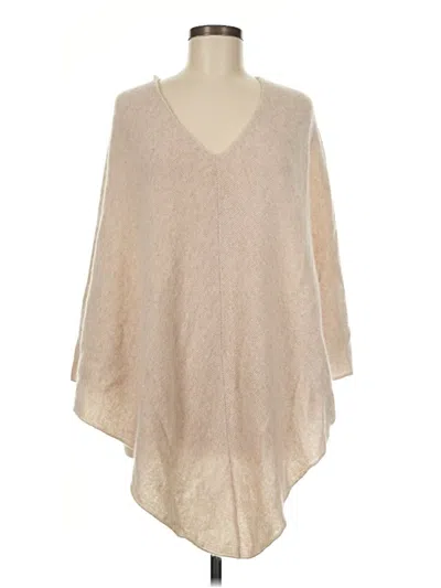 Pre-owned J. Mclaughlin Poncho In Tan
