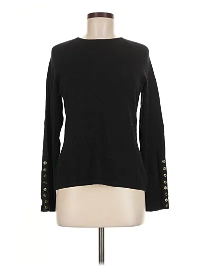 Pre-owned J. Mclaughlin Pullover Sweater In Black