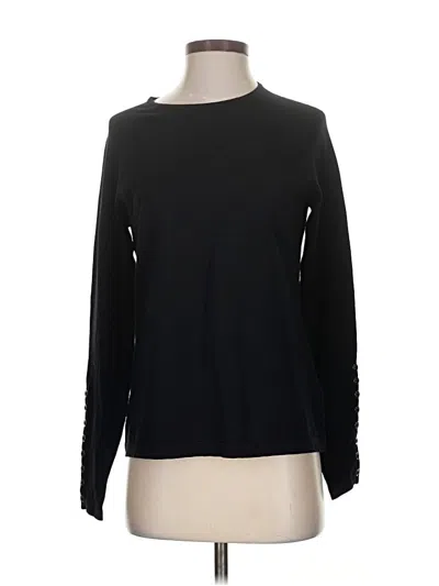 Pre-owned J. Mclaughlin Pullover Sweater In Black