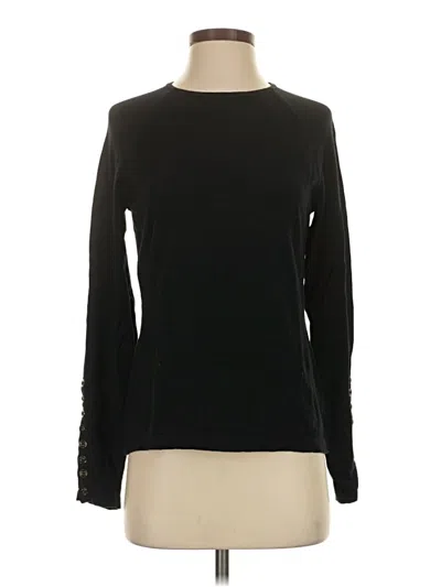 Pre-owned J. Mclaughlin Pullover Sweater In Black