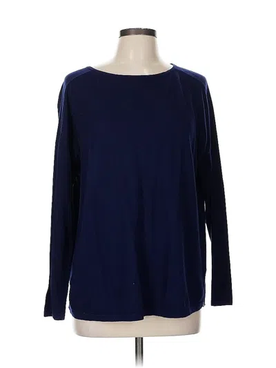 Pre-owned J. Mclaughlin Pullover Sweater In Blue