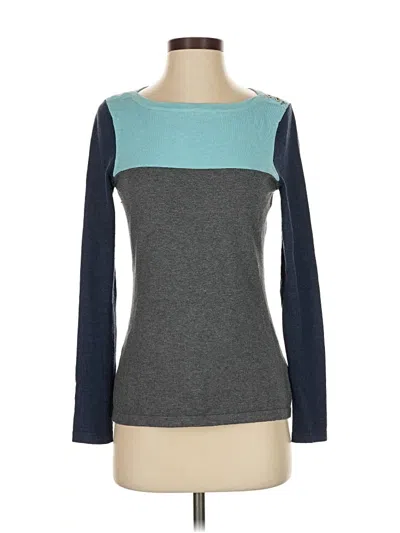 Pre-owned J. Mclaughlin Pullover Sweater In Blue