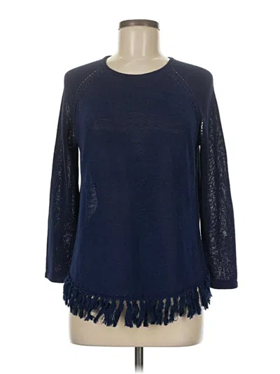 Pre-owned J. Mclaughlin Pullover Sweater In Blue