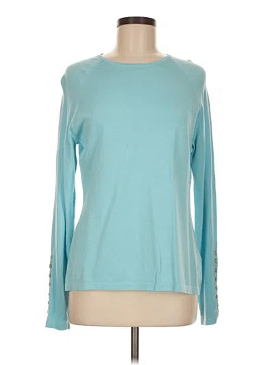 Pre-owned J. Mclaughlin Pullover Sweater In Blue