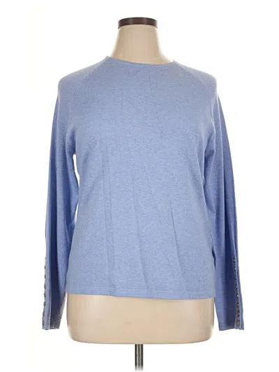 Pre-owned J. Mclaughlin Pullover Sweater In Blue