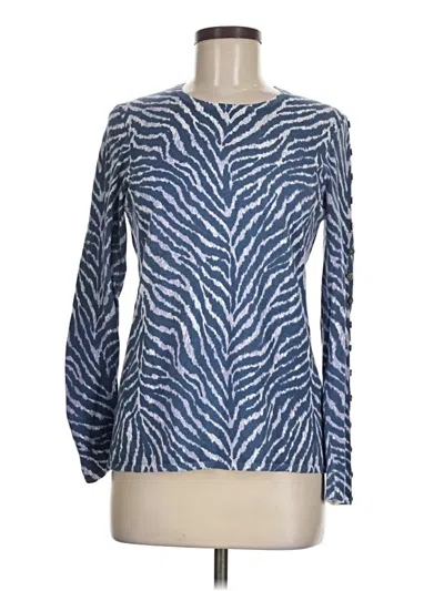 Pre-owned J. Mclaughlin Pullover Sweater In Blue