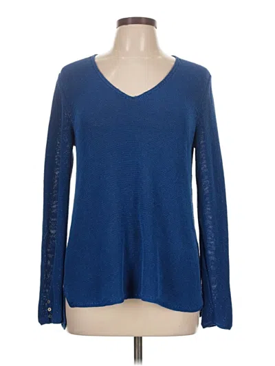 Pre-owned J. Mclaughlin Pullover Sweater In Blue
