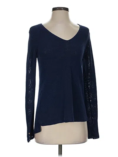 Pre-owned J. Mclaughlin Pullover Sweater In Blue