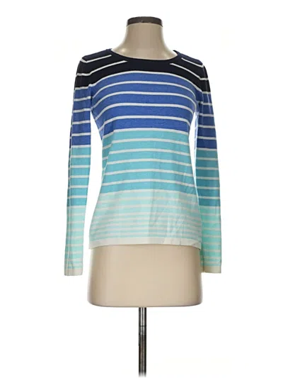 Pre-owned J. Mclaughlin Pullover Sweater In Blue