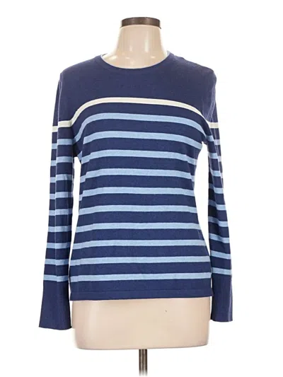 Pre-owned J. Mclaughlin Pullover Sweater In Blue