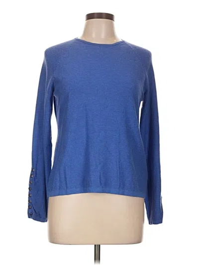 Pre-owned J. Mclaughlin Pullover Sweater In Blue