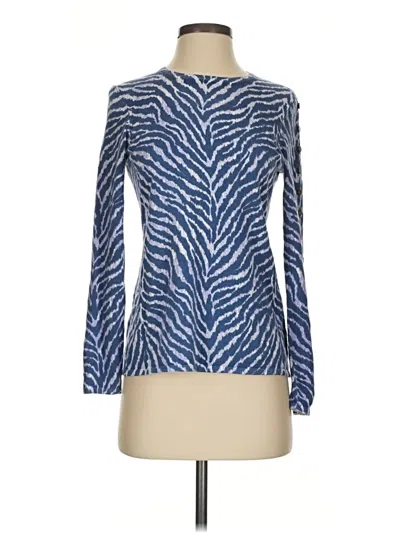 Pre-owned J. Mclaughlin Pullover Sweater In Blue