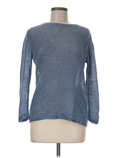 Pre-owned J. Mclaughlin Pullover Sweater In Blue