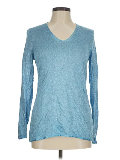 Pre-owned J. Mclaughlin Pullover Sweater In Blue