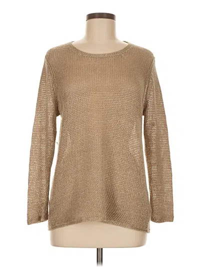 Pre-owned J. Mclaughlin Pullover Sweater In Brown
