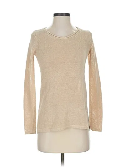 Pre-owned J. Mclaughlin Pullover Sweater In Brown