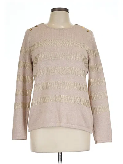 Pre-owned J. Mclaughlin Pullover Sweater In Brown